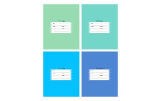 Тетрадь 18л "Школьная" линия ассорти Т5ск18 7338 BG