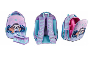 Рюкзак "Ergonomic plus.Милый Ленивец" 38*29*16см 2отд+термосумка NRk_60037 Hatber