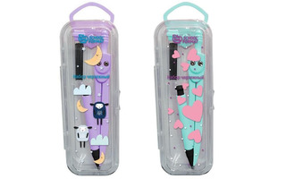 Готовальня "Schoolformat.Милый принт" автомат.карандаш ЦРН-ШК