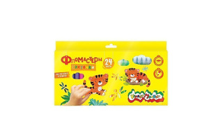 Фломастеры 24цв "Каляка-Маляка" кисточки ФККМ24