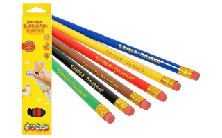 Карандаши  6 цв "Каляка-Маляка" стираемые пластик трехг ККМП6