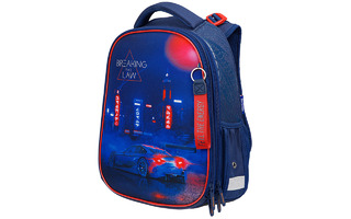 Рюкзак "Berlingo.Expert Max.Breaking the law" 37*28*16см 2отд эрг.спинка+дождевик RU06117