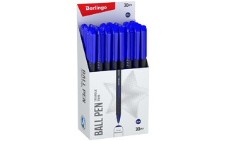 Ручка шариковая "Berlingo.Triangle Twin" синяя  0,7мм CBp_07283