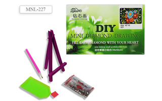 Мозаика алмазная "Цветы" 10*15см частичная MNL 227