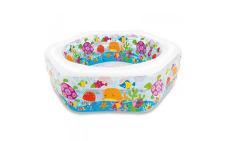 Надувной бассейн "Happy otter" 191*178*61см И56493 от 6лет