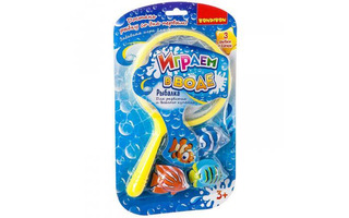 Игра "Рыбалка.Играем в воде.Bondibon" 3 рыбки YG09S ВВ2432