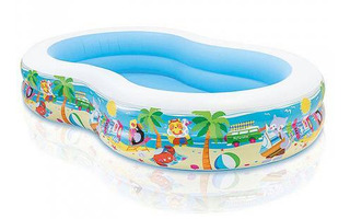 Надувной бассейн "Пляж" 262*160*46см от 3лет И56490