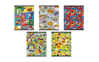 Тетрадь 48 л "Комикс" клетка лак АкХолд 10888/5