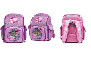 Рюкзак "Comfort school.Мягкие колючки" 35*28*15см светоотраж. 1 отд 3D Hatber NRk_33064