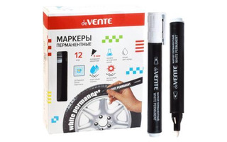 Маркер "deVente" белый пулевидный 3мм 5043002
