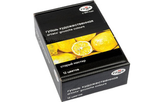 Гуашь 12 цв 40 мл "Художественная.Старый мастер" 301220202 Гамма