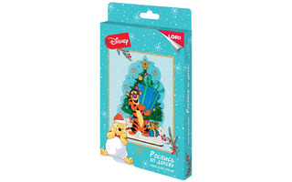 Рисование по дереву "Новогодний сувенир.Disney.Тигруля" Фнд-035