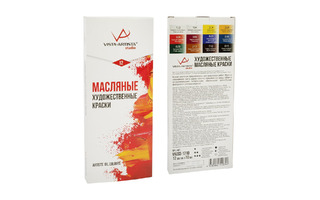 Краски масляные 12цв "Vista-Artista.Studio" 10мл VAOSS-1210