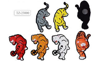 Сувенир магнит "Тигр" 9*4см резина TZ-23000 РАСПРОДАЖА