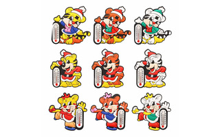 Сувенир магнит "Тигр с термометром" ПВХ 5,5*4см ассорти 359-804 РАСПРОДАЖА