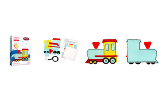 Набор для творчества "Miadolla.Игрушки из фетра.Паровоз" 12см KD-0268 с наполнит.