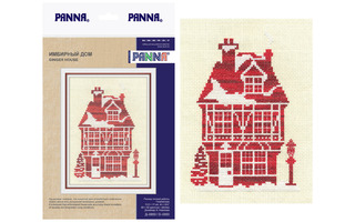 Набор для творчества "PANNA.Вышивка крестом.Имбирный дом" 11*17см D-0850 (Д-0850)