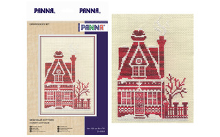 Набор для творчества "PANNA.Вышивка крестом.Медовый котедж" 14*19см D-0851 (Д-0851)