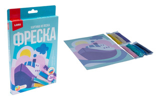 Набор для творчества "Картина из песка.Корабль" Пз/Ф-020