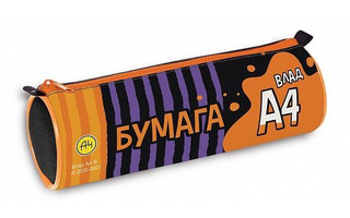 Пенал тубус "Влад А4" 210*70 на молнии Hatber Npt_42137(6470)