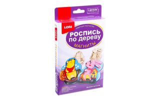 Набор для творчества "Роспись по дереву.Магниты.Веселая прогулка" Фнр-022
