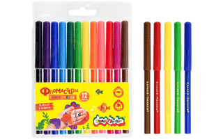 Фломастеры 12цв "Каляка-Маляка" ФКМ12