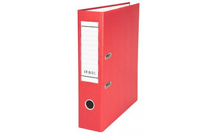 Папка-регистратор 70мм "Hatber" бумвинил красная карман 70ПР4_00015 (3931)