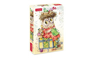 Пазлы Хатбер   54эл MAXI "Совушки-милашки" 54ПЗ3_23714