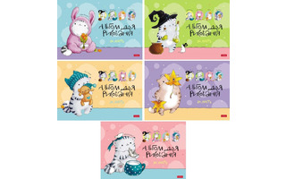 Альбом для рисования 24л "Приключения кота Пирожка"  24А4В 074202 Хатбер