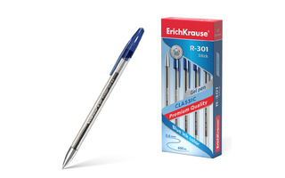 Ручка гелевая "Erich Krause.R-301 Classic Gel Stick" синяя 0,5мм 53346