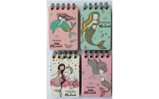 Блокнот А7  55л "Русалочка" спираль линия 81997 Центрум