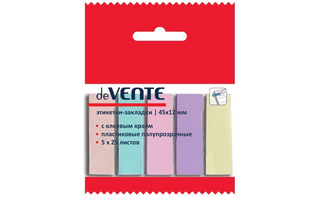 Набор стикеров "deVente.Pastel"  (42*12мм 5*25листов) пластик 2011106