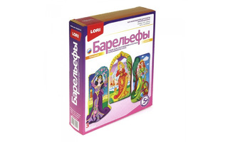 Набор для творчества из гипса "Барельефы.Принцессы" Н-036