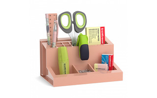 Органайзер "Erich Krause.Leader.Powder" 10 предметов персиковый 55671