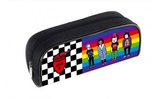 Пенал мягкий "Лазер Би" 210*80 на молнии Hatber Npk_48205