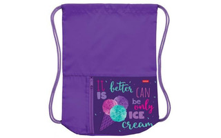 Мешок для обуви "Ice cream" 34*41см 2отд с карманом NMn_24051 Hatber