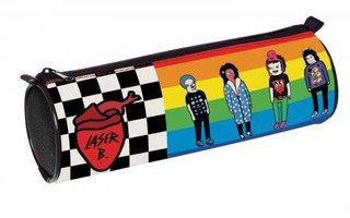 Пенал тубус "Лазер Би" 210*70мм на молнии Npt_46203(6791) Hatber