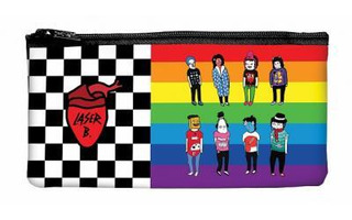 Пенал косметичка "Лазер Би" 205*110 на молнии Hatber Npk_45201