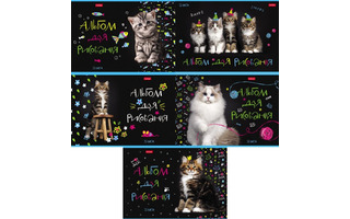 Альбом для рисования 32л "МУРчат Коты" скоба 32А4В 074717 Хатбер