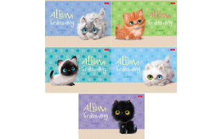 Альбом для рисования 32л "Кошарики" 32А4лВ 074721 Хатбер