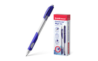 Ручка пиши-стирай гелевая "Erich Krause.Magic Ice" синяя 48010