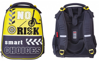 Рюкзак "Ergonomic Classic.Без риска" 37*29*17см 2 отд 2 кармана NRk_71049 072931 Hatber