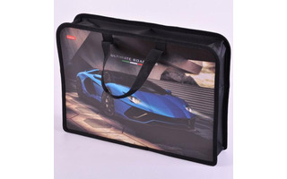 Папка для тетрадей А4 "BLUEsupercar" молния с ручками AMn_26067 Hatber