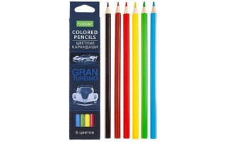 Карандаши  6 цв "Gran Turismo" Хатбер CS_070881