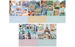 Тетрадь 48 л "Travelbook" клетка блок эконом, обложка офсет 48Т5D1 075793  Hatber
