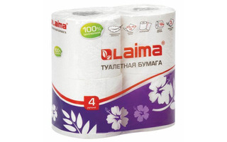 Туалетная бумага "Laima/Лайма" 3сл 4рул 128724