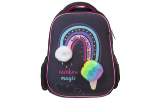 Рюкзак "Ergonomic light.Радужное мороженое" 38*29*12,5см 1 отд 2 кармана NRk_71028 Hatber