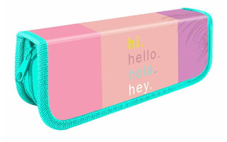 Пенал 1 отд ПО-01 "Hello" малый 190*65мм