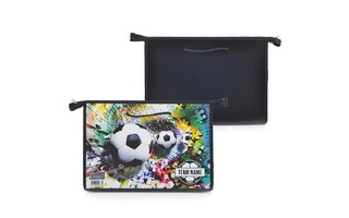 Папка для тетрадей А4 ПМ-А4-35 "Игра" пластик+ткань 5см 1 отд молния с ручками