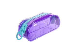 Пенал косметичка "ZIPPER-Violet" ПВХ 205*70*80 на молнии NPn_51281 Hatber